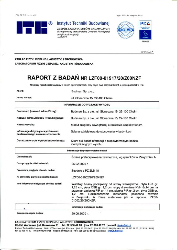Raport ITB przenikalnosc cieplna page 0001